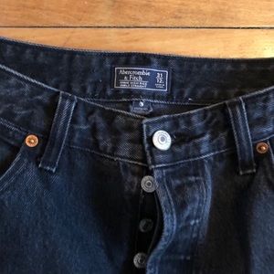 A&F Women’s High Rise Black Jeans